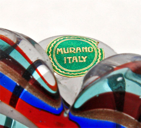 Murano Art Glass Fasce Ashtray Bowl - Image 3