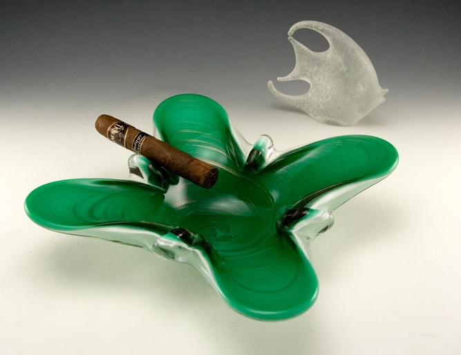 Fratelli Toso Butterfly Vortex Ash Bowl 1950's