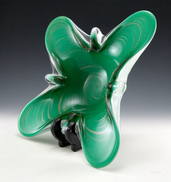 Fratelli Toso Butterfly Vortex Ash Bowl 1950's - Image 2