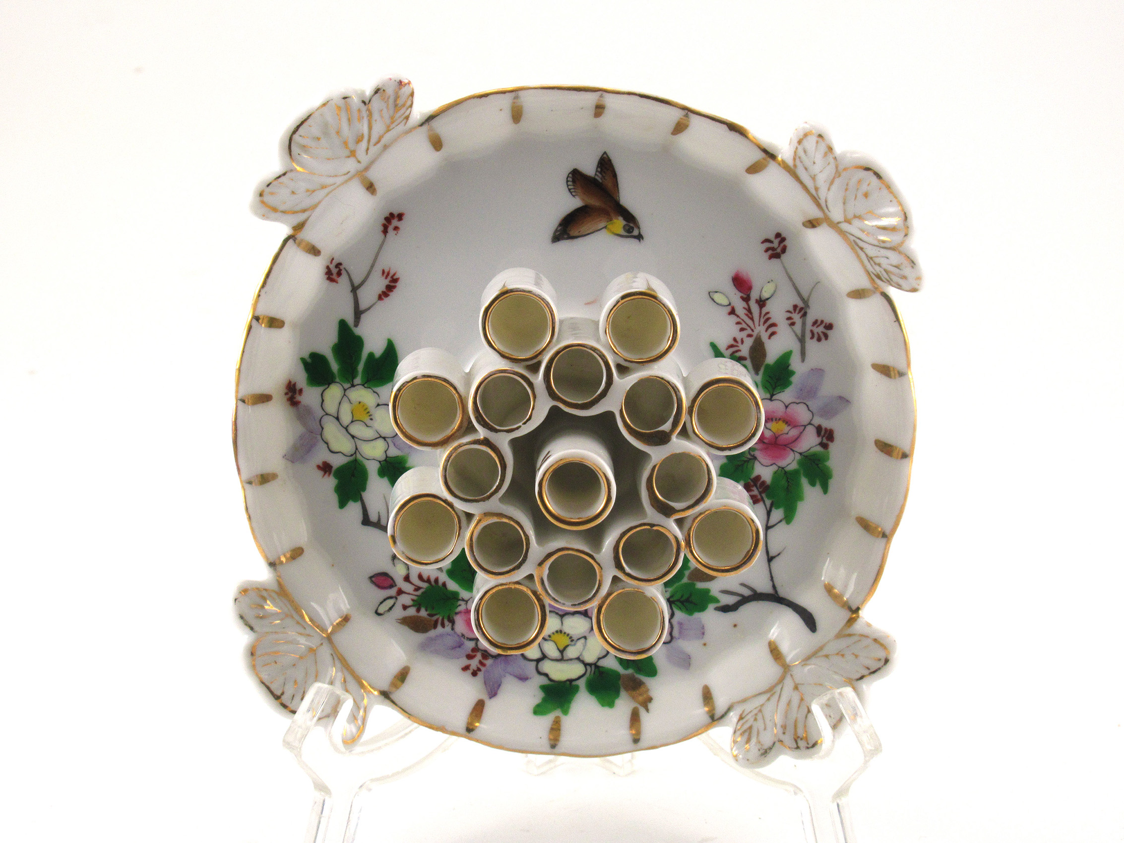 Occupied Japan Hand-Painted China Smoke Dispenser - Image 4