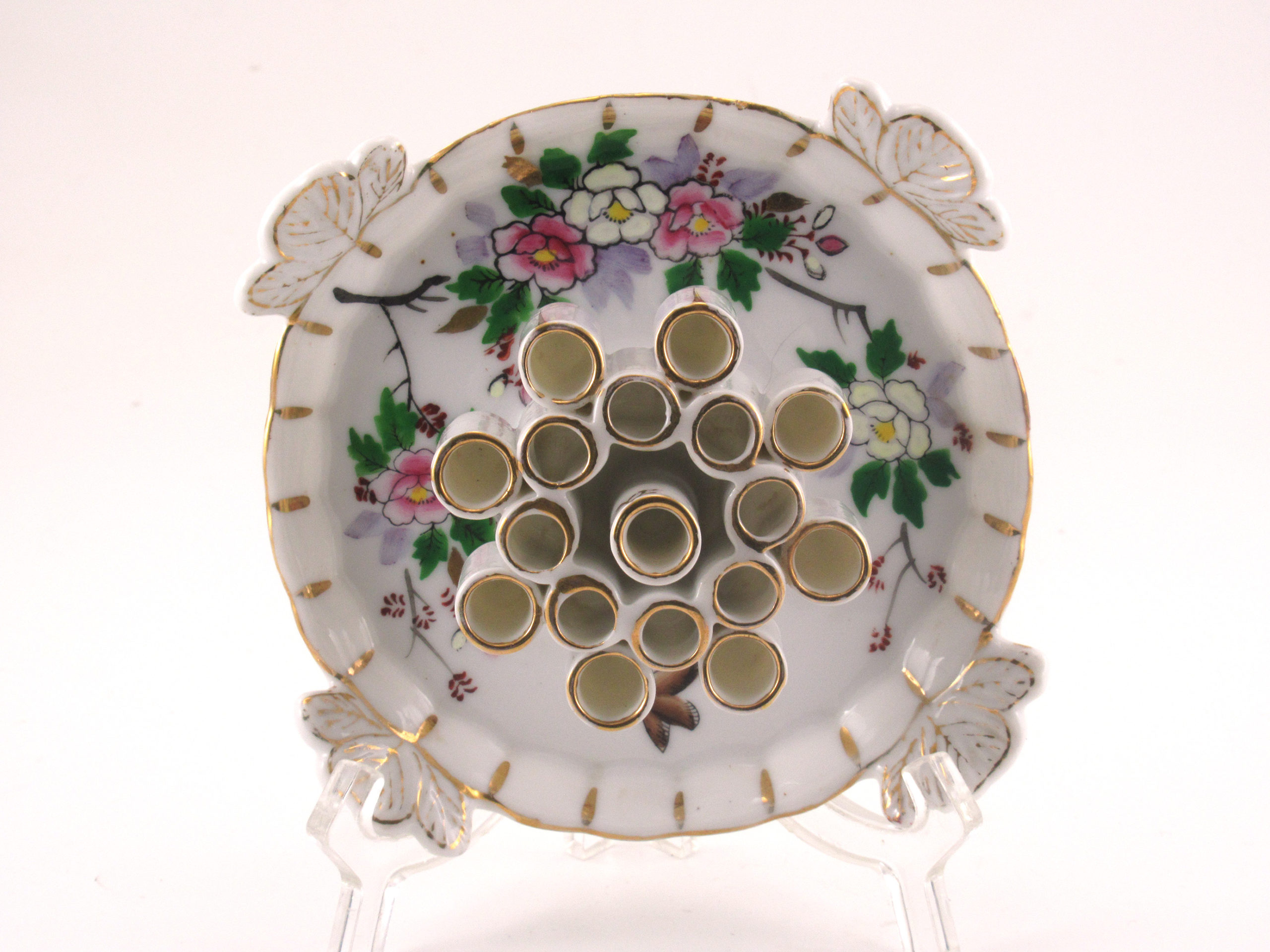 Occupied Japan Hand-Painted China Smoke Dispenser - Image 6