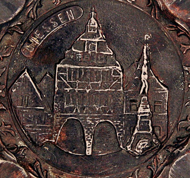 Pre World War Geissen Germany Ashtray - Image 2