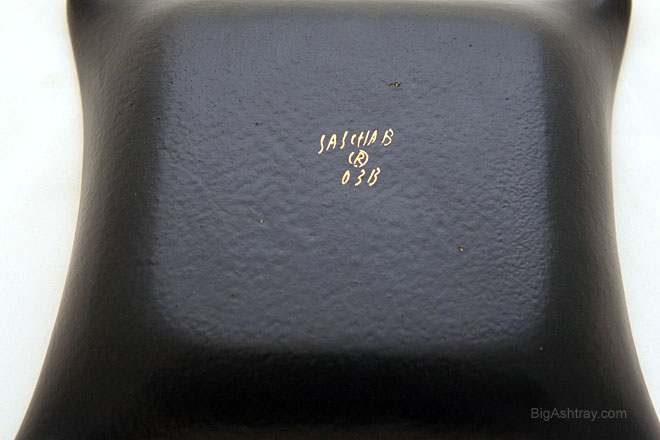 Rare Sascha Brastoff Pepper Hut Ashtray Set - Image 4