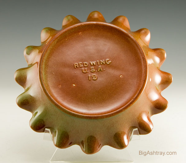 Red Wing Pottery Vintage Art Ashtray - Image 3