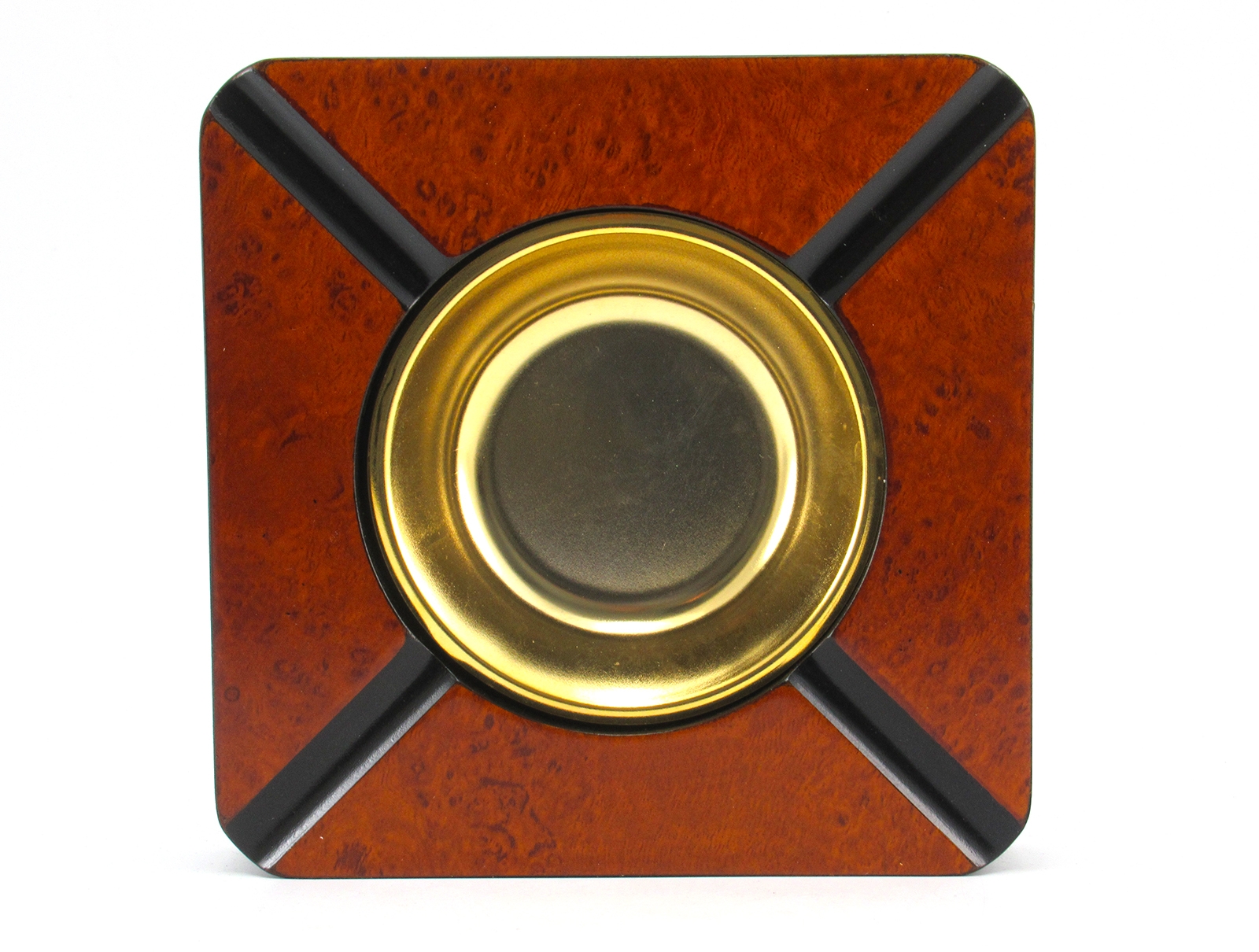 Four Finger Cigar Ashtray in Redwood Finish - Image 3
