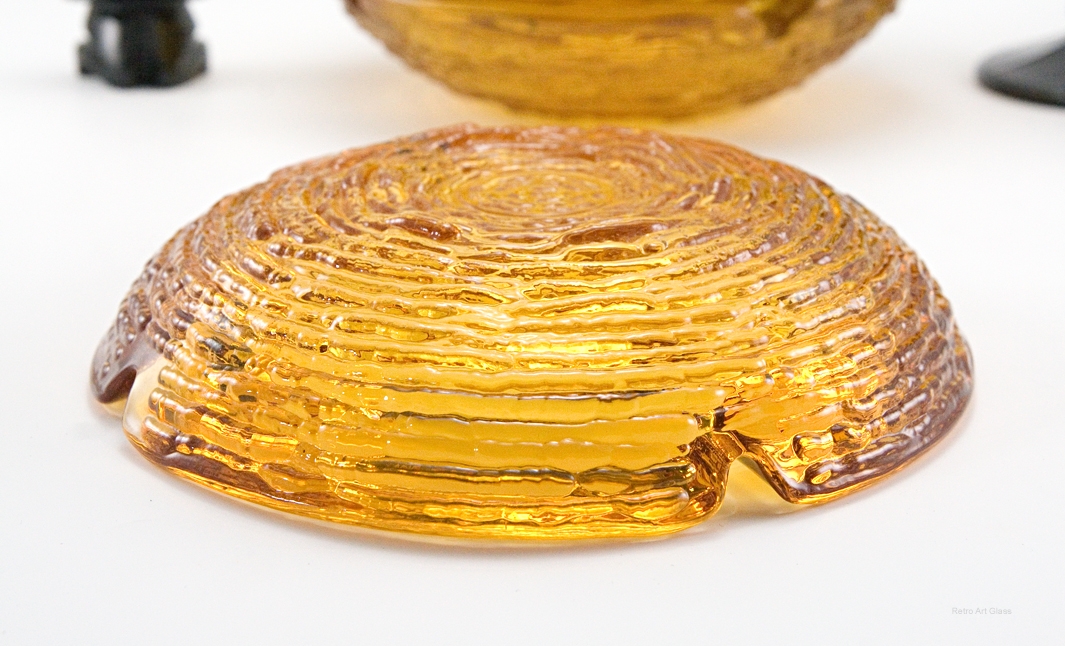 Retro Soreno Glass Ashtrays Medium Size - Image 2