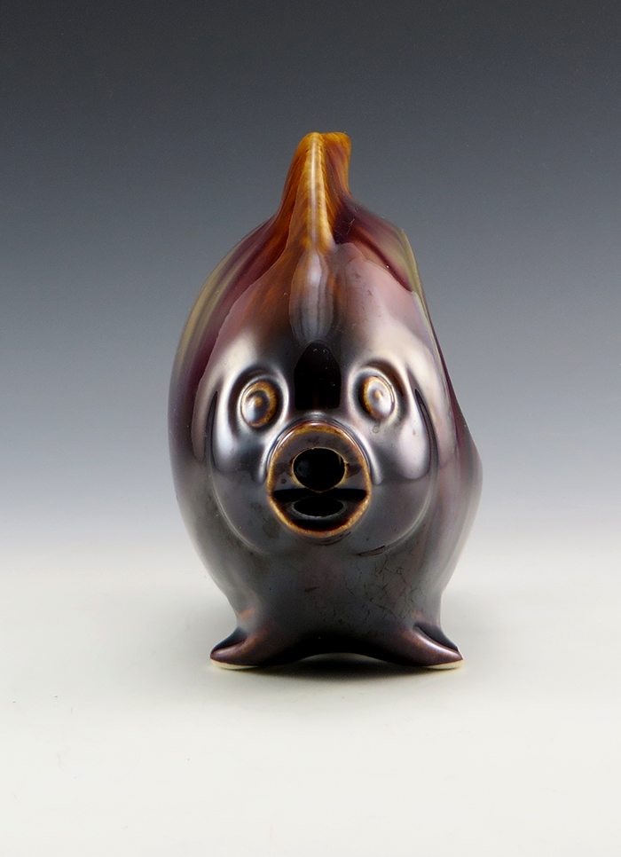 Mid-Century Modern Fish Pottery Ashtray - Image 2