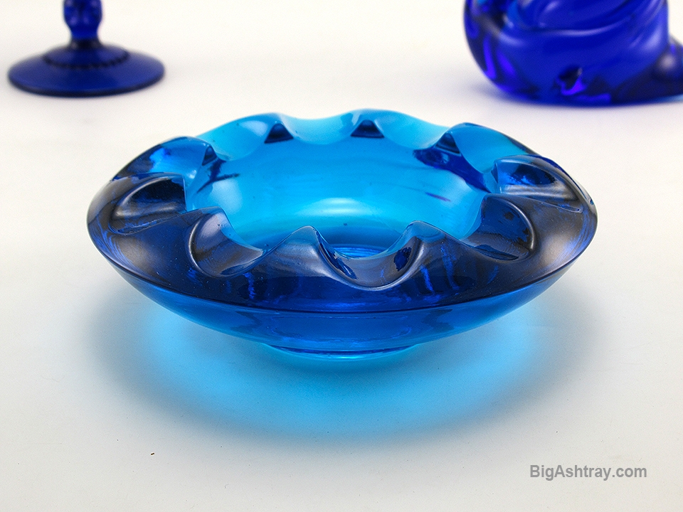 Adolph Matura High Design Ashtray in Blue - Image 2