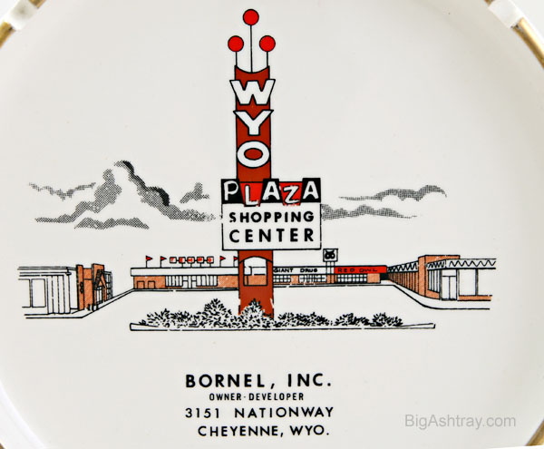Retro Strip Mall Advertisement Ashtray - Image 2
