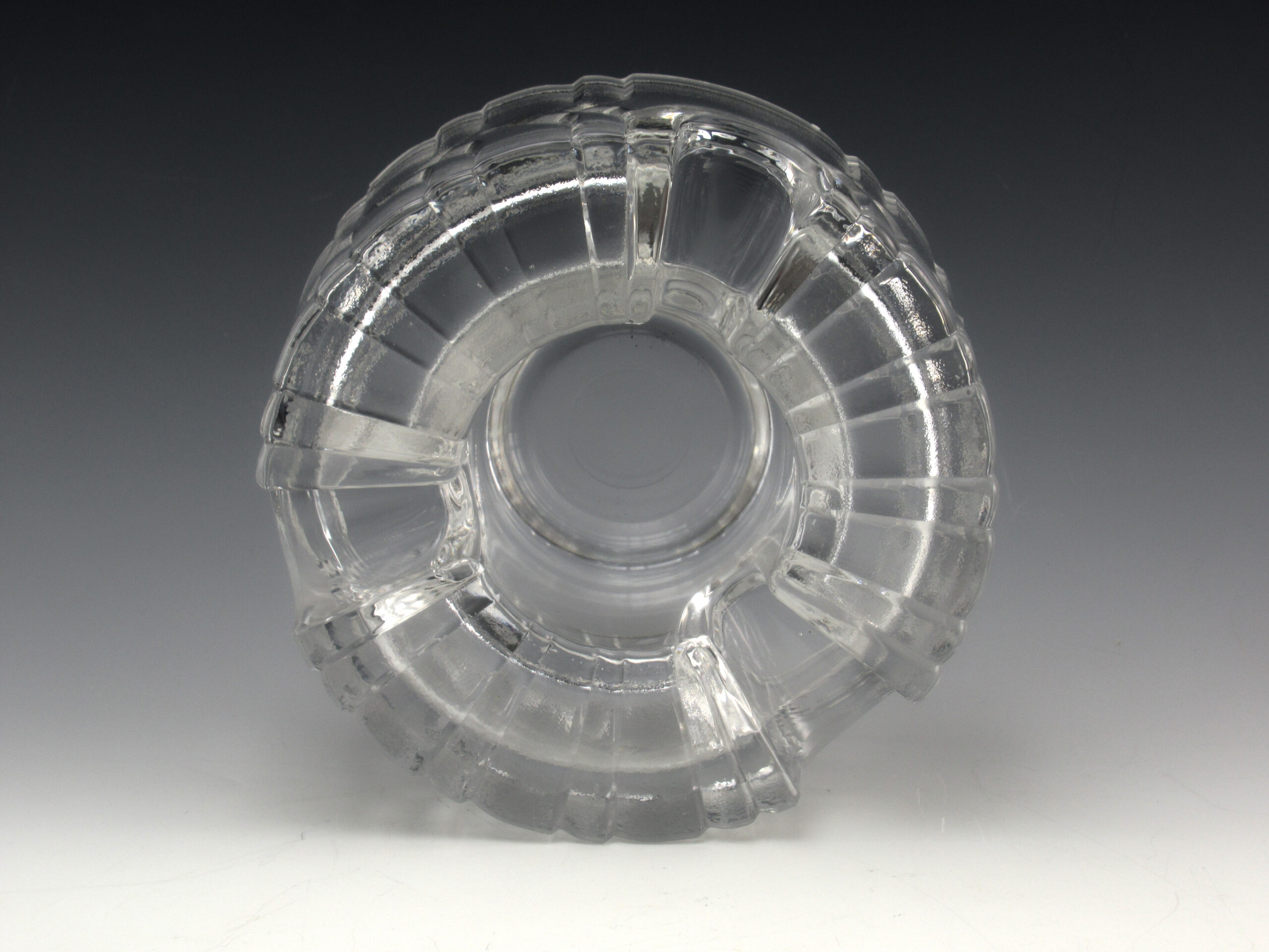 Modernist Luxury Crystal Cigar Ashtray Rosenthal Signed - Image 5