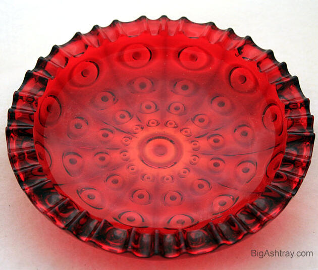 Ruby Yesteryear Bullseye Cigar Ashtray
