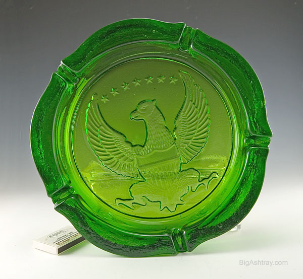Senator Size Cigar Ashtray in Garden Green
