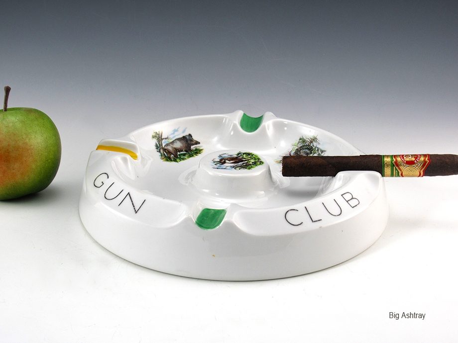 Bitburg Airforce Base Rod and Gun Club Large Ashtray - Image 2