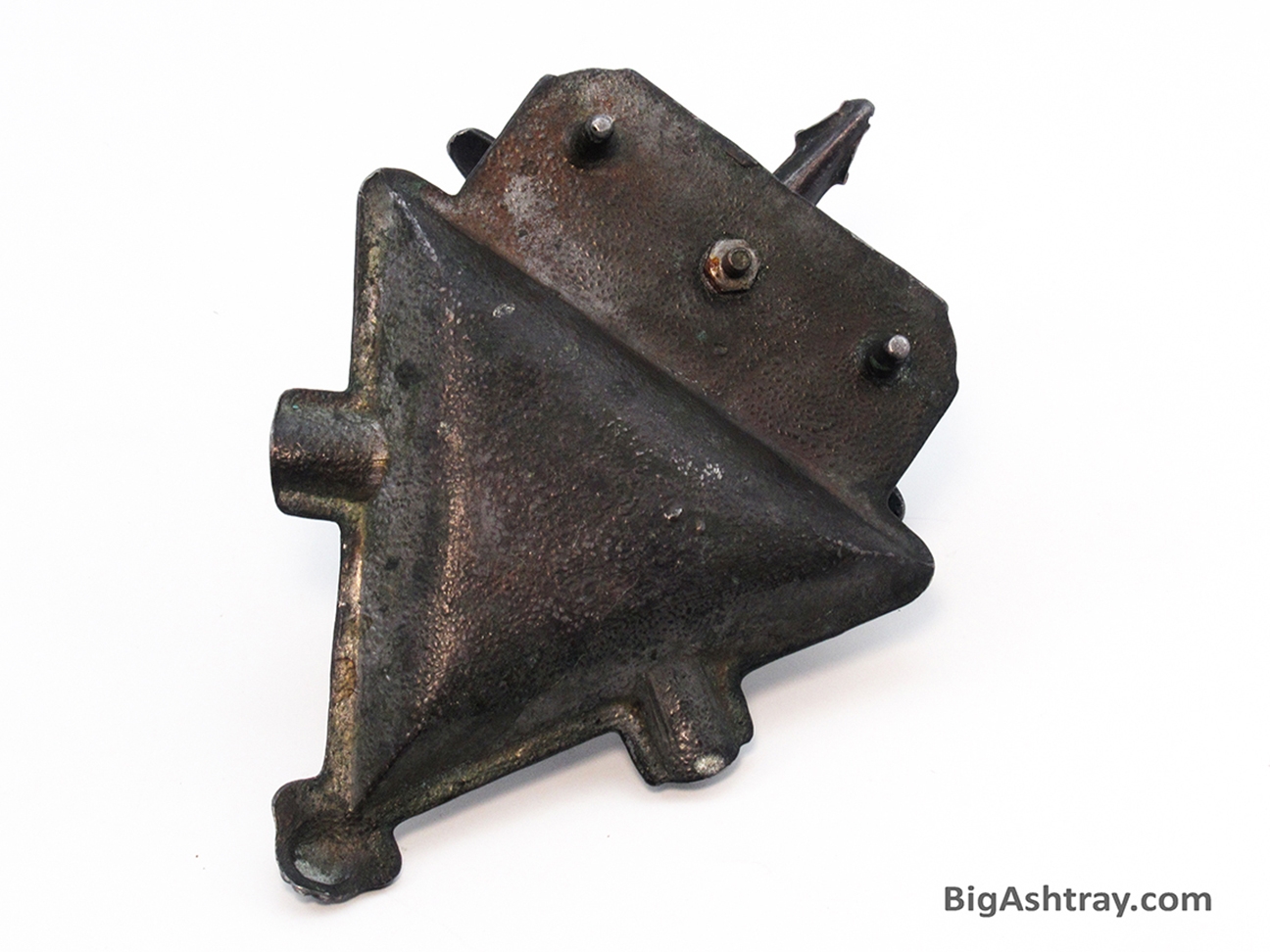 Antique Airplane Heavy Metal Ashtray Odd - Image 4