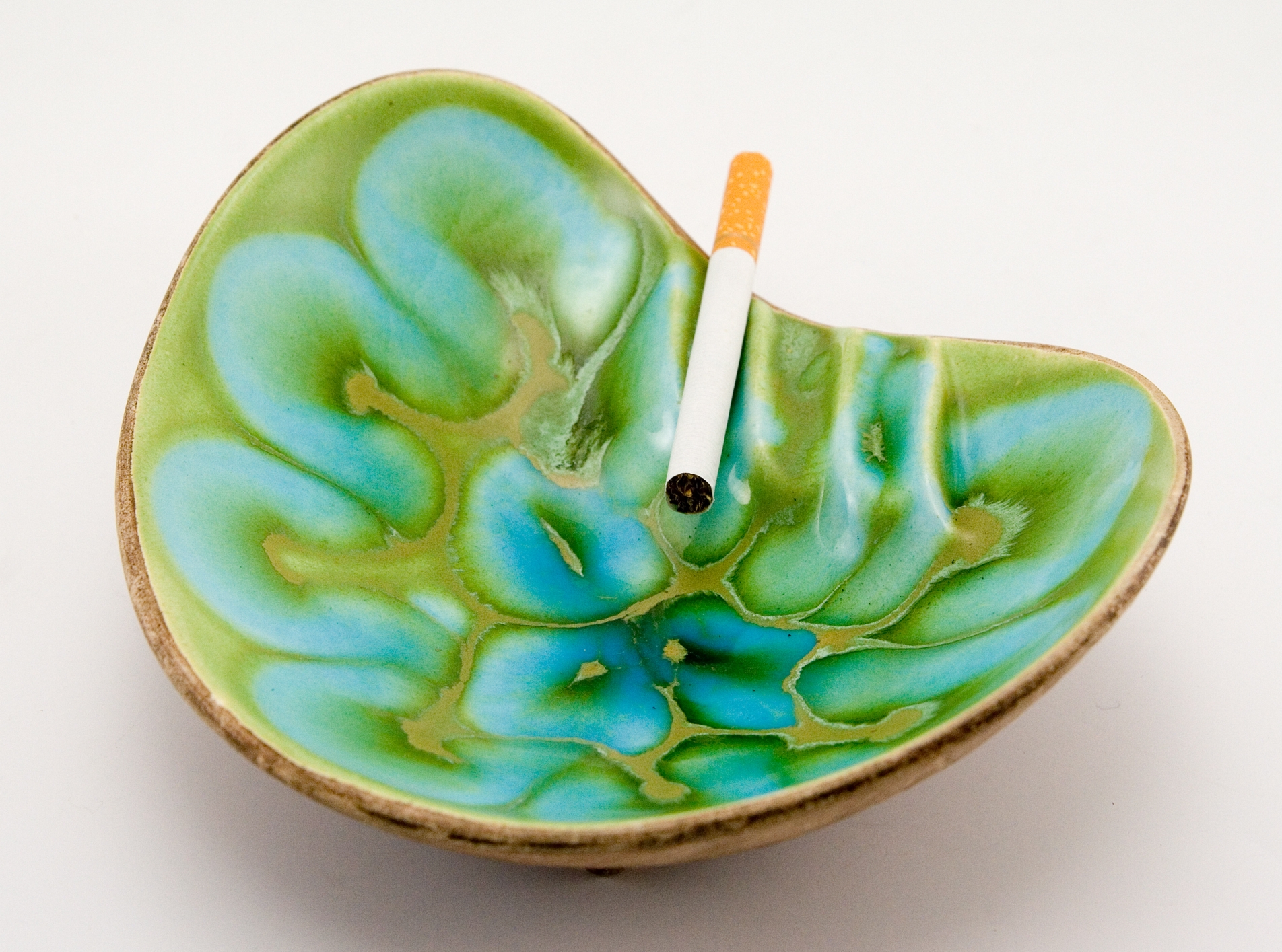 Vintage Tiki Decor Party Ashtray Made in USA