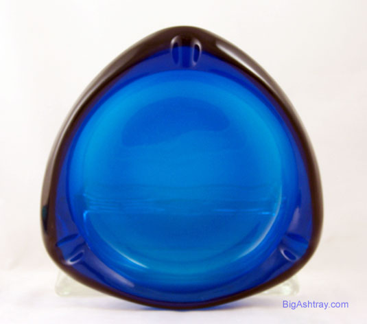 Tri-Corner Cigar Ashtray by Viking Art Glass USA - Image 3