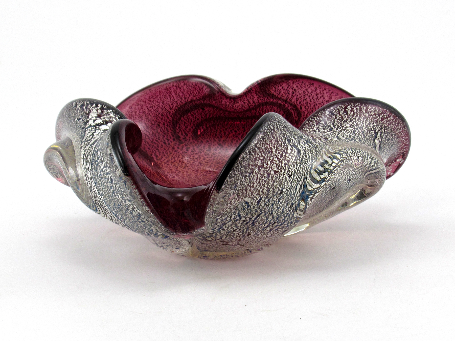 Vintage Venetian Glass Ashtray with Original Sticker - Image 3