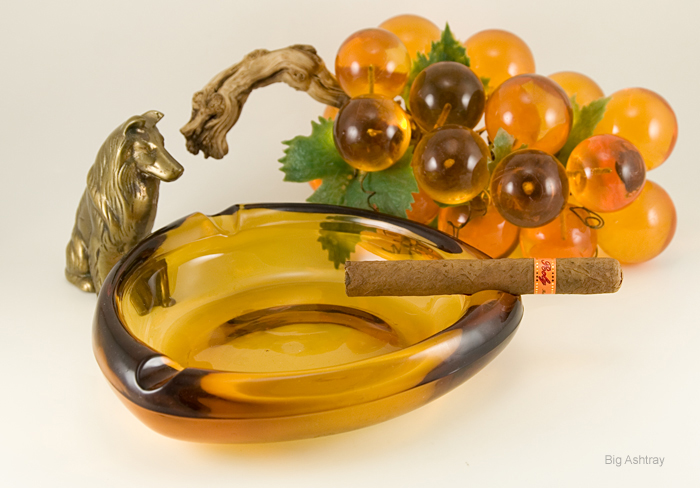 The Big Cigar Ashtray by Viking Art Glass