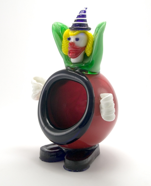 Vintage Murano Glass Clown Ashtray - Image 2