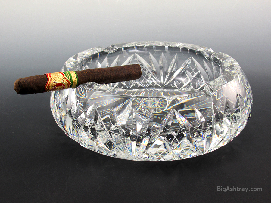 Cigar Ashtray 5 Pounds of Pure Antique or Vintage Crystal - Image 2