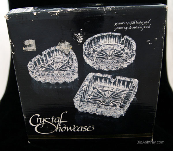 Vintage German Lead Crystal Ashtray Boxed Set - Image 4