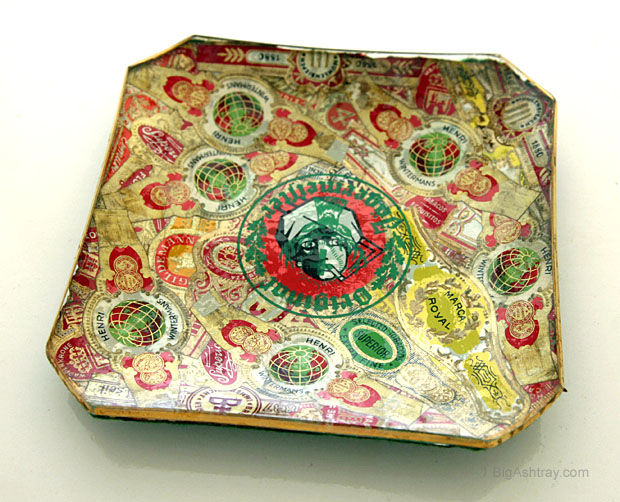 Vintage Jagermeister Cigar Band Tray