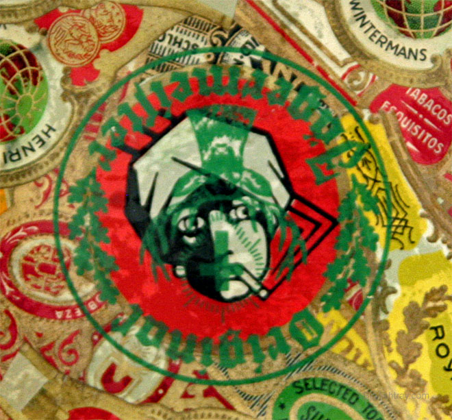 Vintage Jagermeister Cigar Band Tray - Image 2