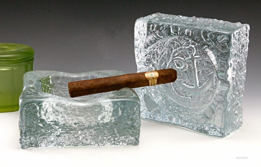 Nautical Decor Iceberg Crystal Cigar Ashtray Set - Image 2