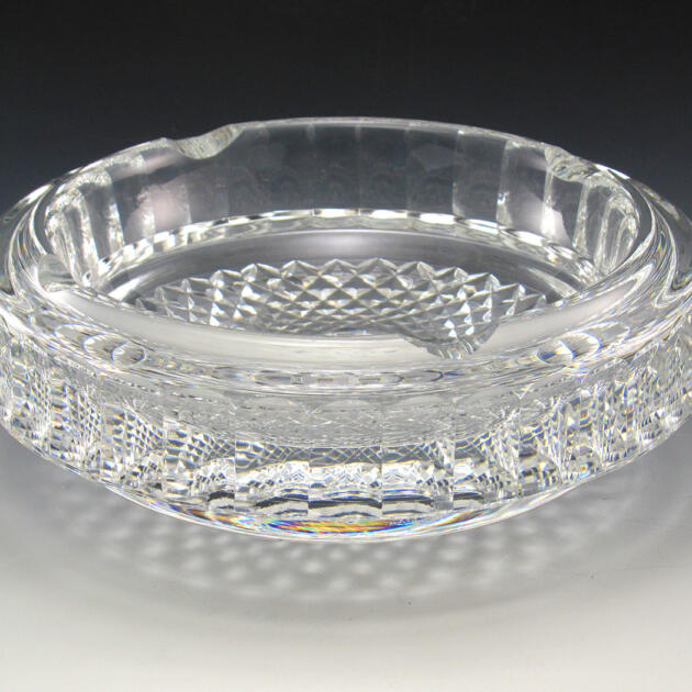 Waterford Crystal Ashtray Signed 5.5 Pounds
