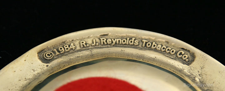 Winston Rodeo Series 1984 Brass Ashtray - Image 3