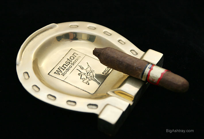 Winston Rodeo Series 1984 Brass Ashtray - Image 2